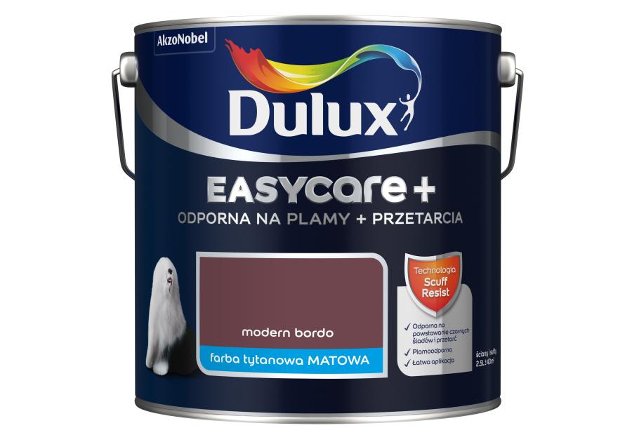 Farba lateksowa EasyCare+ Modern Bordo 2,5 L DULUX