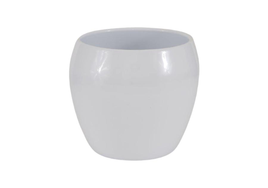 Osłonka doniczkowa 650 - 15 cm biała CERMAX
