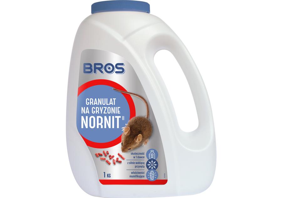 Granulat na gryzonie Nornit 1 kg BROS