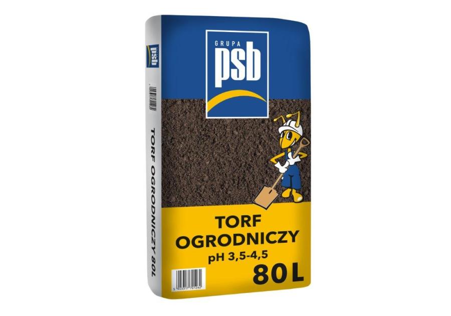 Torf ogrodniczy kwaśny pH 3,5-4,5 - 80 L PSB