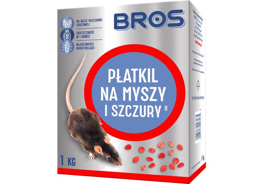 Płatki na myszy i szczury 1 kg BROS
