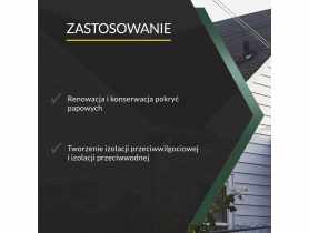 Masa asfaltowa do renowacji dachów Dacholeum 18 kg TYTAN PROFESSIONAL