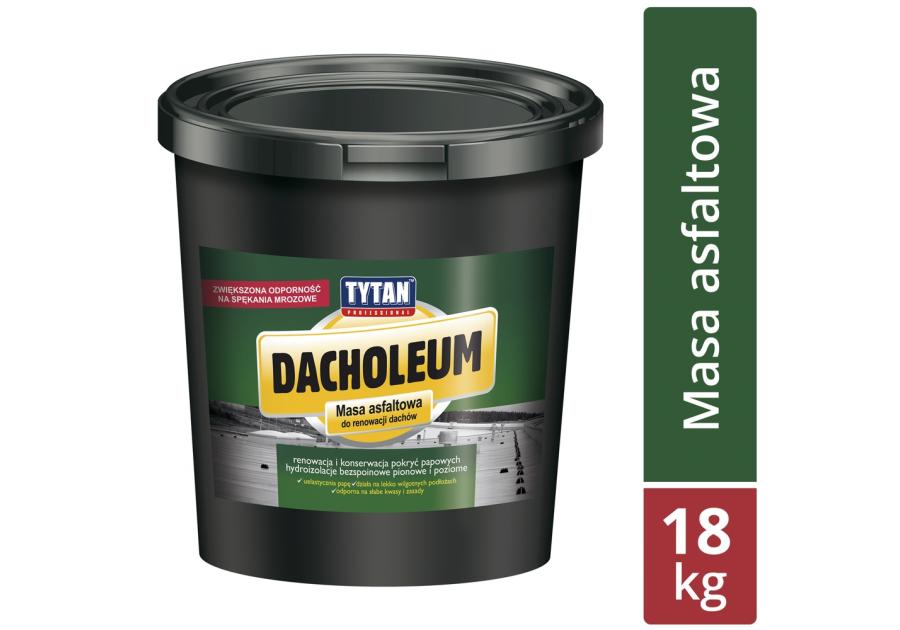 Masa asfaltowa do renowacji dachów Dacholeum 18 kg TYTAN PROFESSIONAL