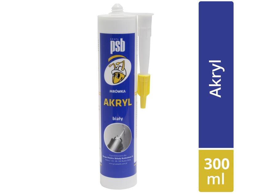 Akryl biały 300 ml PSB