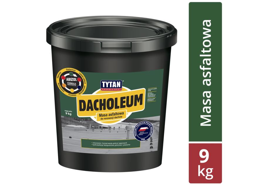 Masa asfaltowa do renowacji dachów Dacholeum 9 kg TYTAN PROFESSIONAL