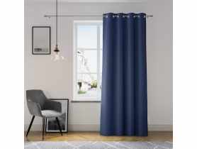 Zasłona Oxford Eyelets granatowy 140x250 cm AMELIAHOME