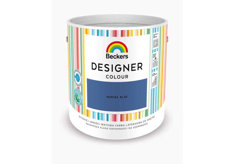 Farba lateksowa Designer Colour Marina Blue 2,5 L BECKERS