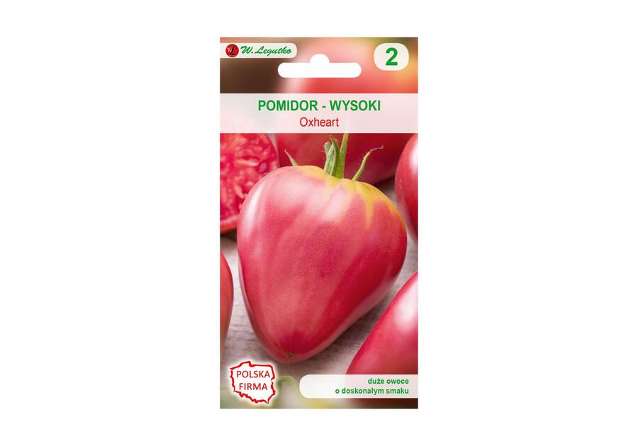 Pomidor gruntowy wysoki malinowy bawole serce 0.1 g W. LEGUTKO
