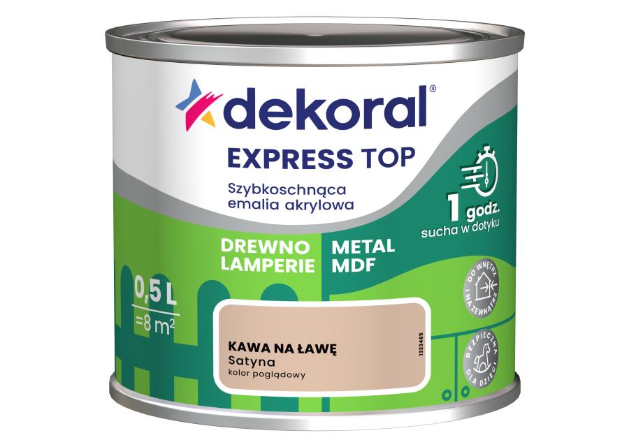 Emalia szybkoschnąca Do dzieła kawa na ławę 0,5 L DEKORAL