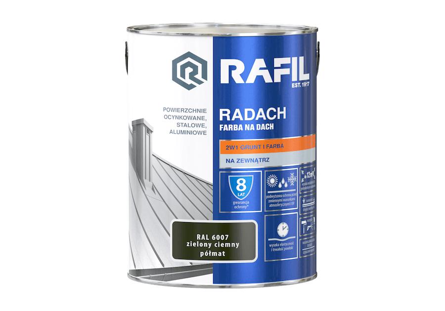 Farba dachowa zielony ciemny RAL6007 5 L RADACH