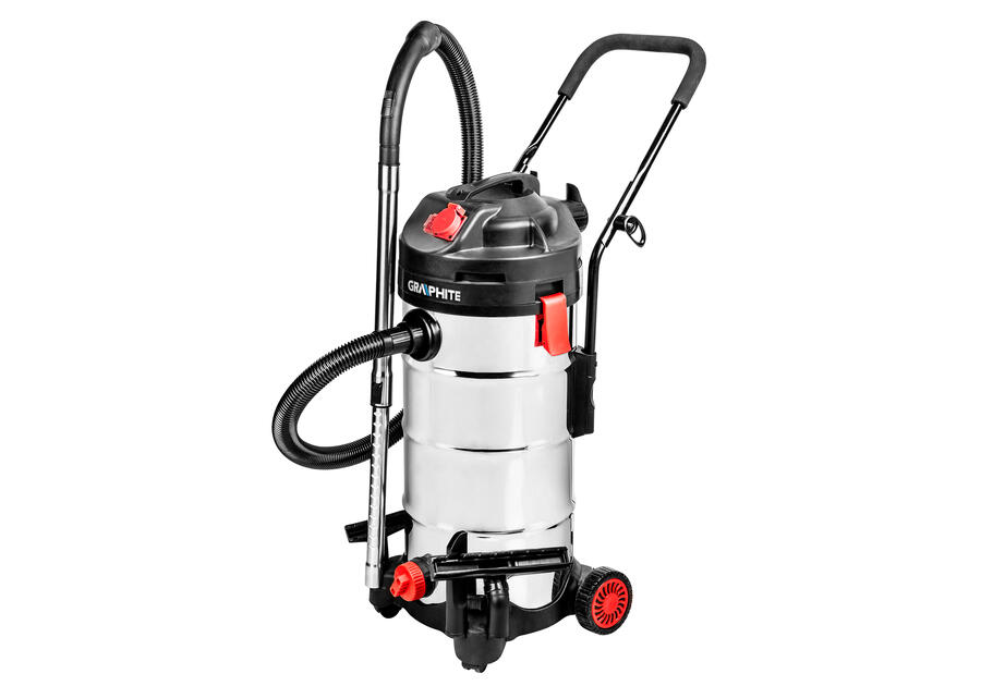 Odkurzacz warsztatowy 1500 W, zbiornik 40 L GRAPHITE