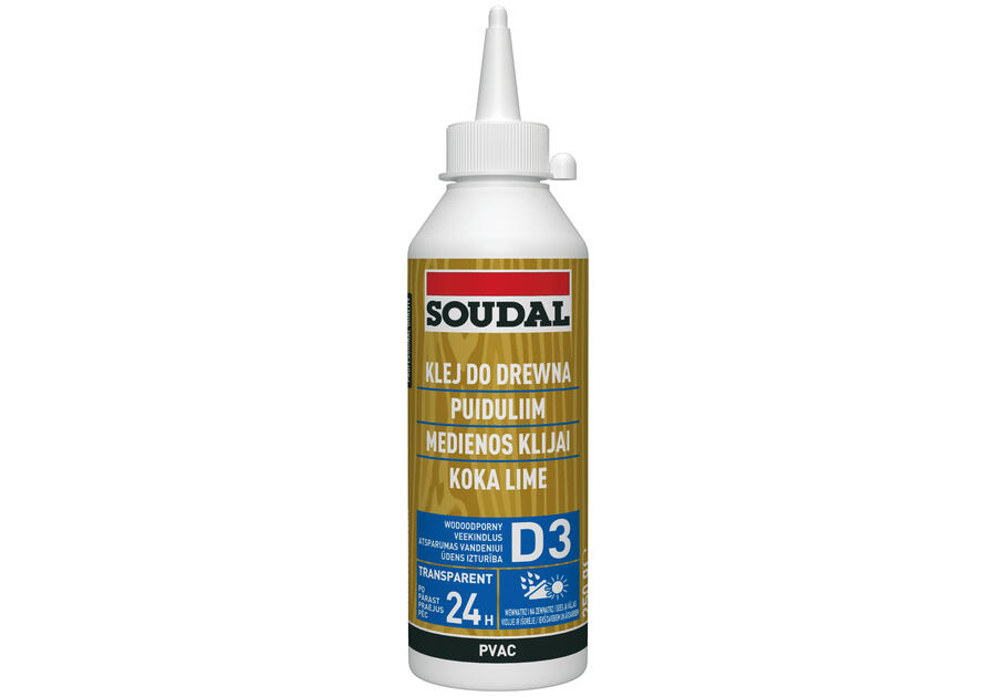 Klej do drewna 65A - 250 g wodoodporny SOUDAL