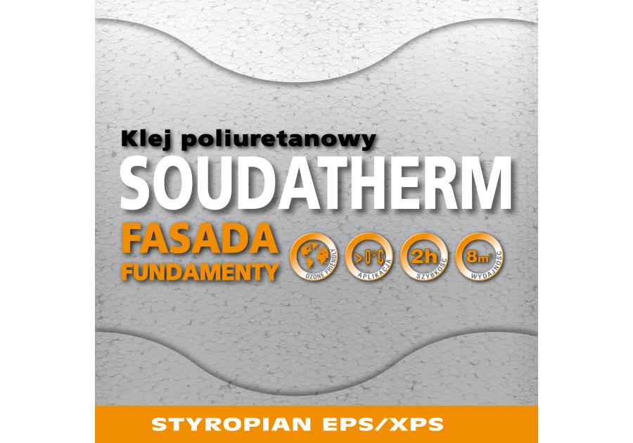 Klej do styropianu Soudatherm Fasada 750 ml SOUDAL