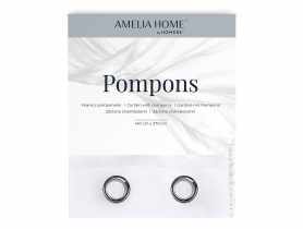 Firanka Pompons Eyelets 140x250 cm AMELIAHOME