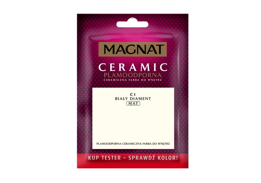 Tester farba ceramiczna biały diament 30 ml MAGNAT CERAMIC