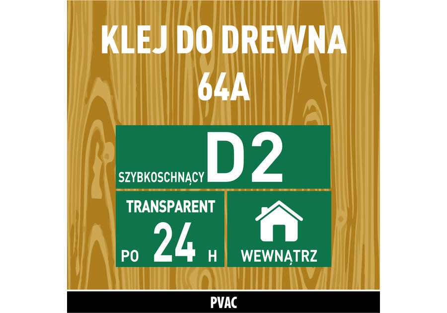 Klej do drewna szybkoschnący 64A - 250 g SOUDAL