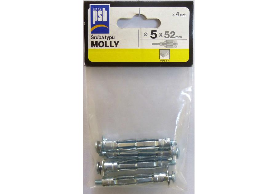 Śruba Molly 5x52 mm worek 4 szt. SILA