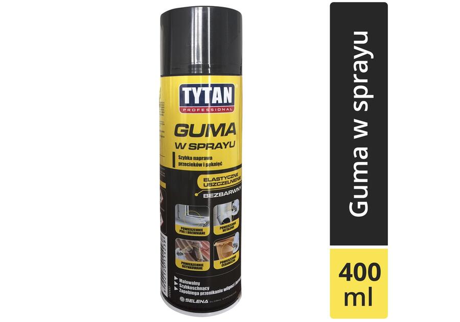 Guma w sprayu 400 ml TYTAN PROFESSIONAL