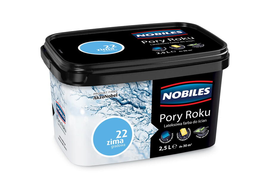 Farba lateksowa Pory Roku 2,5 L zima gradowa NOBILES