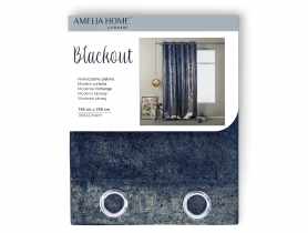 Zasłona Glamour Blackout VERAS granatowy 140x250 cm AMELIAHOME