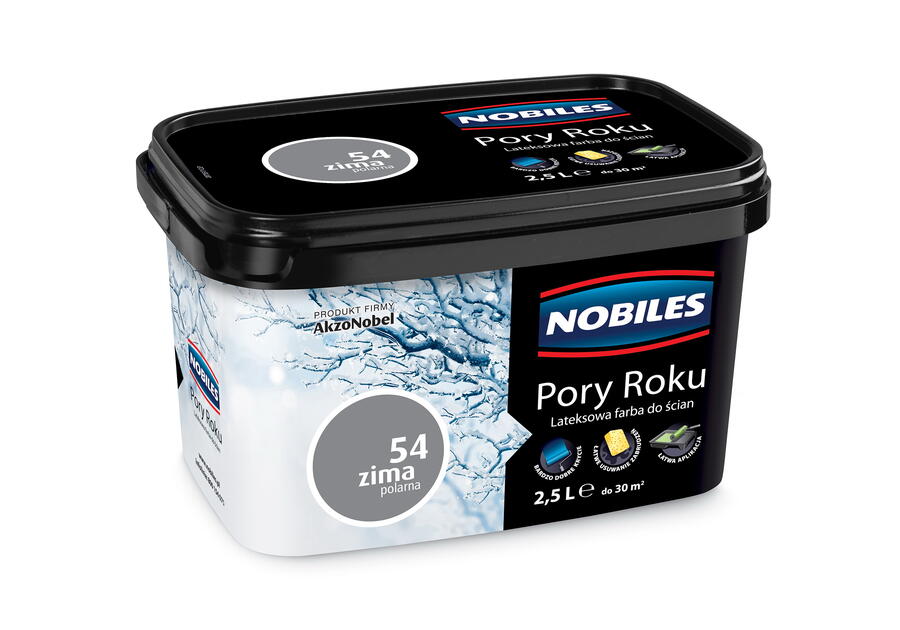 Farba lateksowa Pory Roku 2,5 L zima polarna NOBILES
