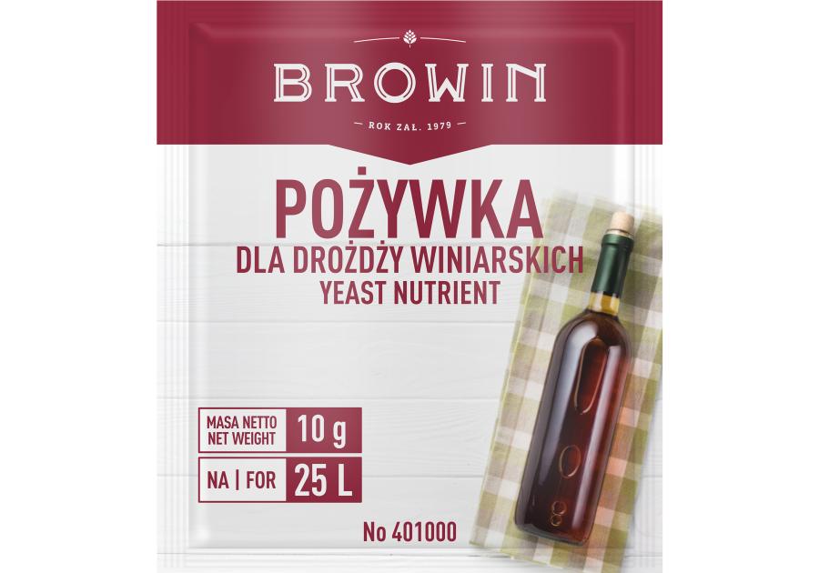 Pożywka dla drożdży winiarskich 10 g BROWIN