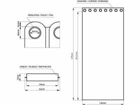 Zasłona Blackout Eyelets różowy 140x270 cm AMELIAHOME