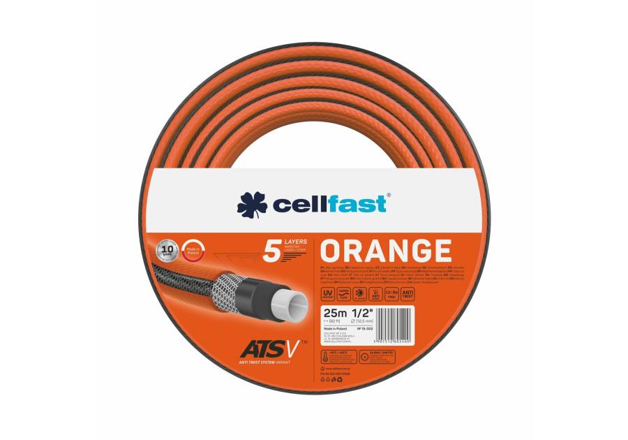 Wąż ogrodowy Orange 3/4 - 1500 cm CELLFAST