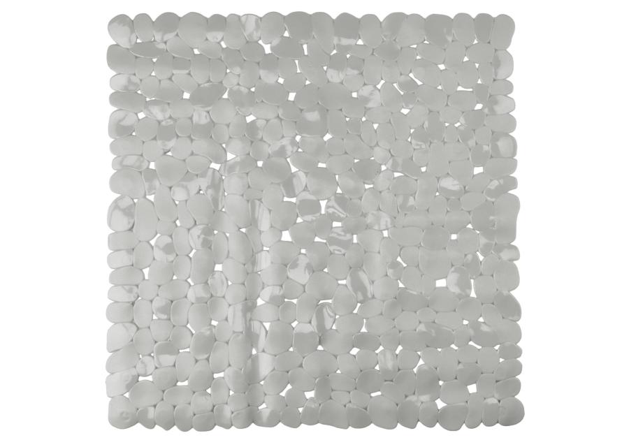 Mata łazienkowa 54x54 cm Pebble szara ALSEA