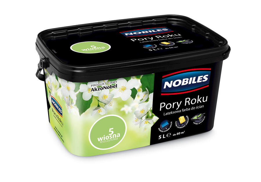 Farba lateksowa Pory Roku 5 L wiosna leszczynowa NOBILES