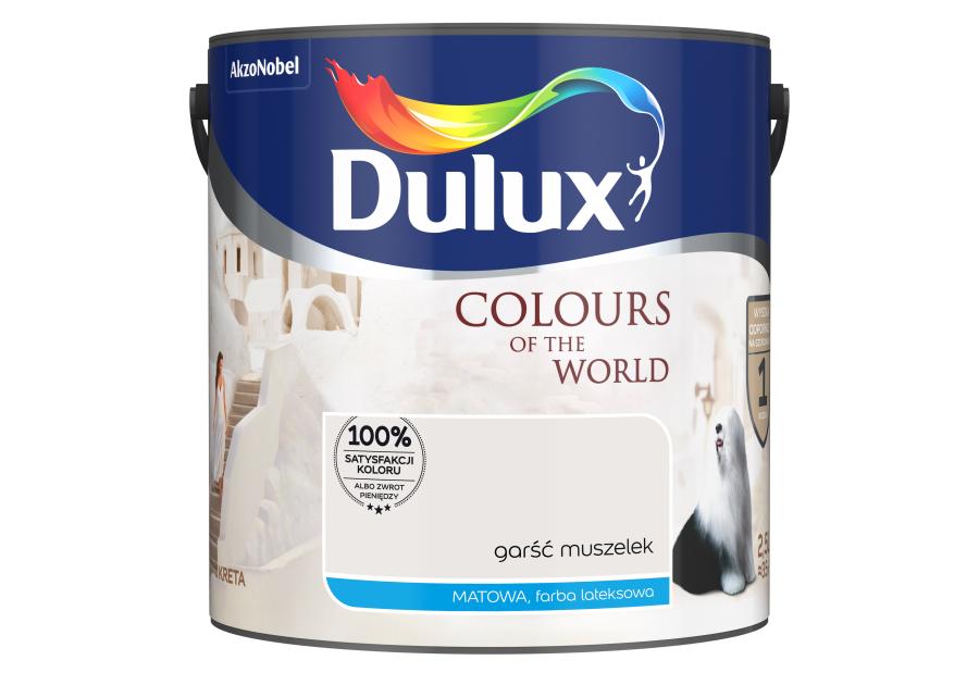 Farba do wnętrz Kolory Świata 2,5 L garść muszelek DULUX