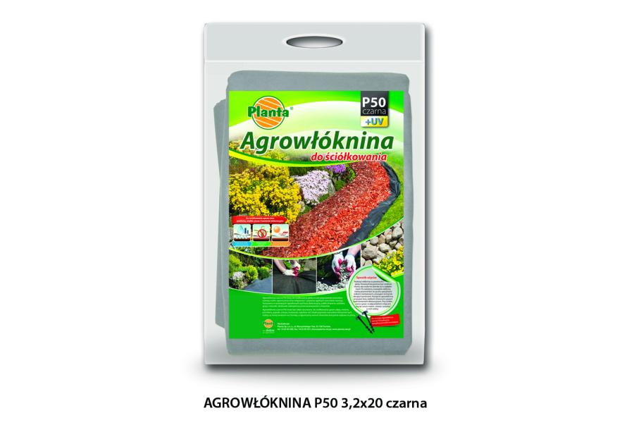 Agrowłóknina 3,2 x 20 m czarna PLANTA