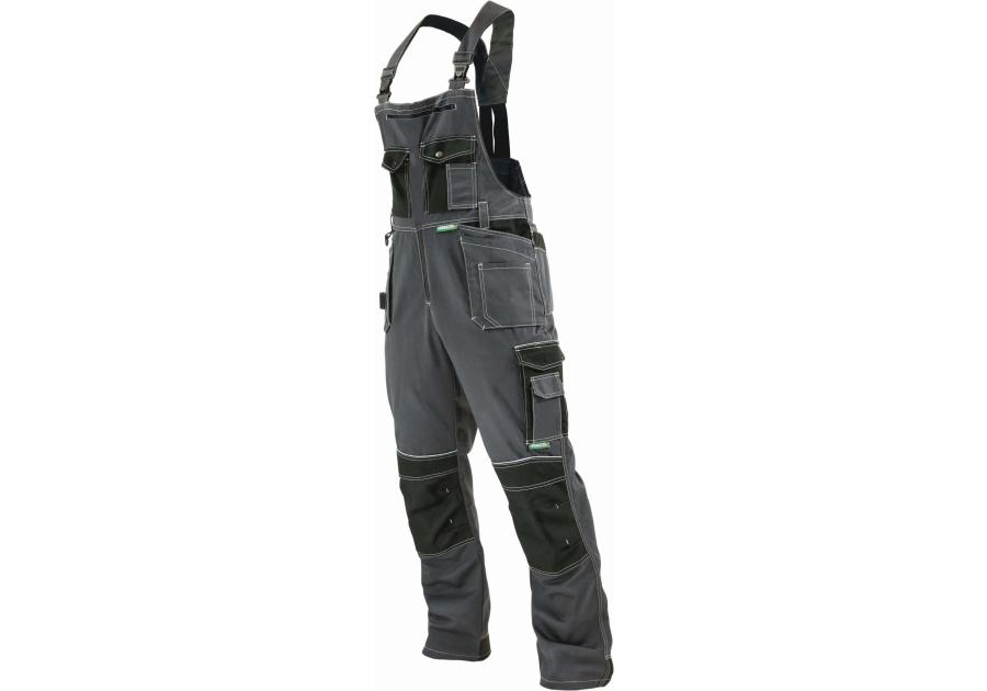 Spodnie robocze Allround line szaro-czarne ogrodniczki S-48 STALCO PREMIUM
