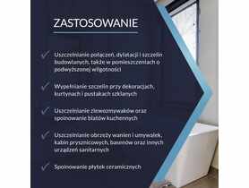 Silikon Sanitarny biały Szybki Efekt 280 ml TYTAN PROFESSIONAL