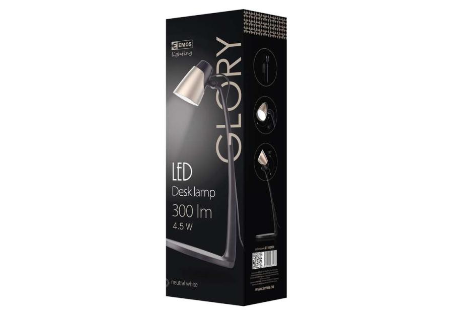 Lampa biurkowa LED Glory champagne EMOS