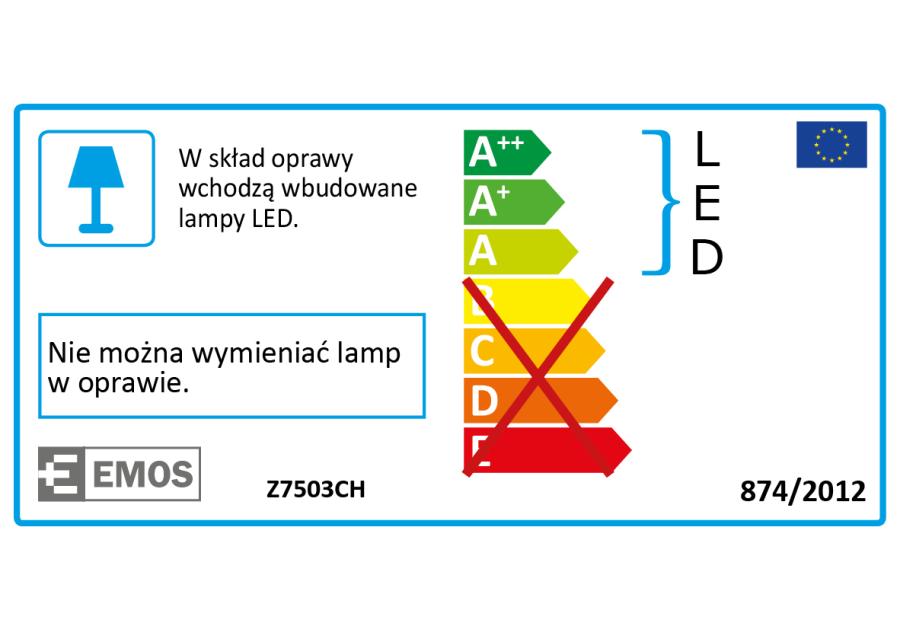 Lampa biurkowa LED Glory champagne EMOS