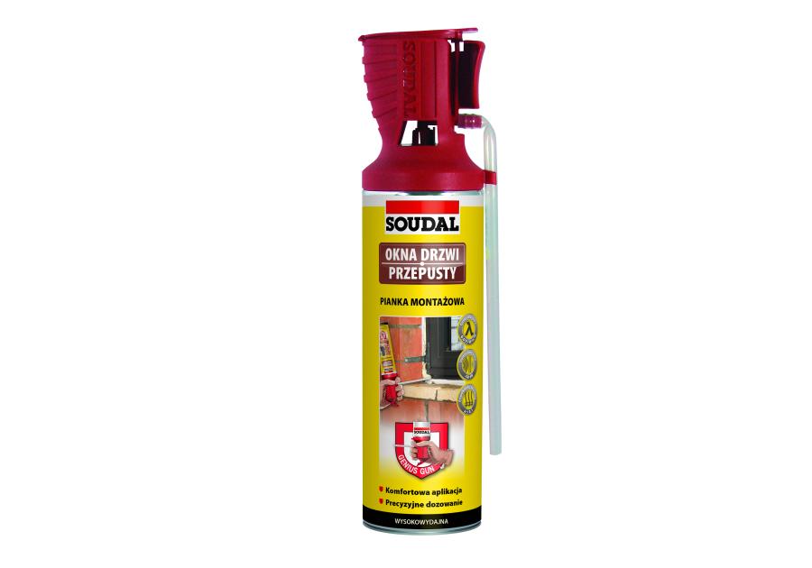 Pianka montażowa z aplikatorem Genius Gun 500 ml SOUDAL