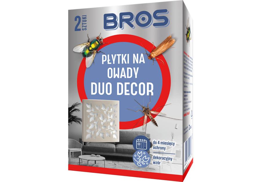 Płytki na owady, muchy Duo Decor  2 szt. BROS