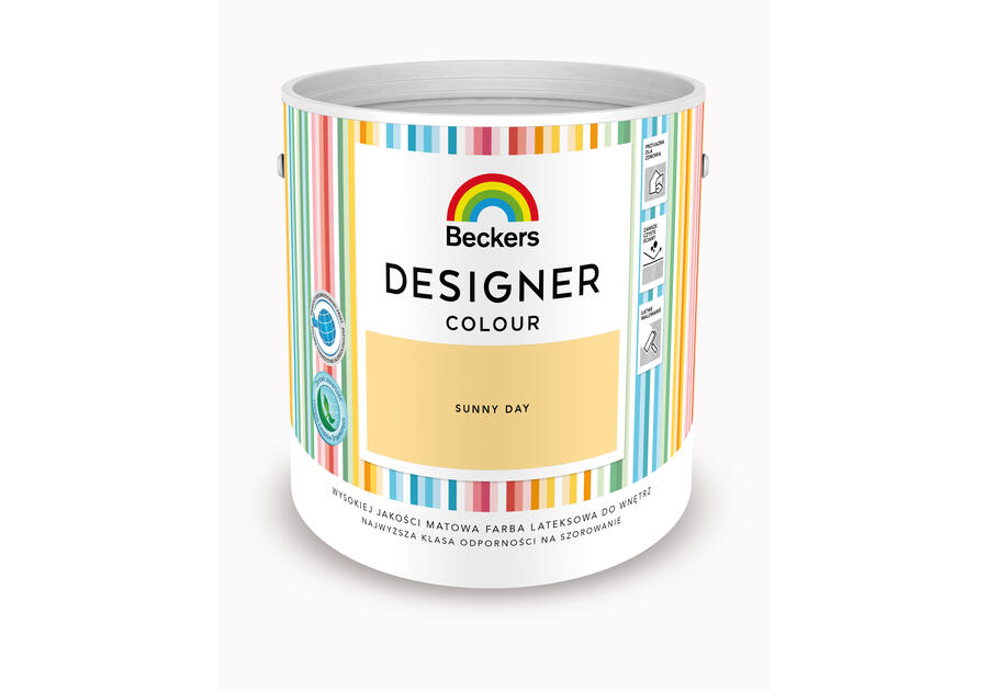 Farba lateksowa Designer Colour Sunny Day 2,5 L BECKERS