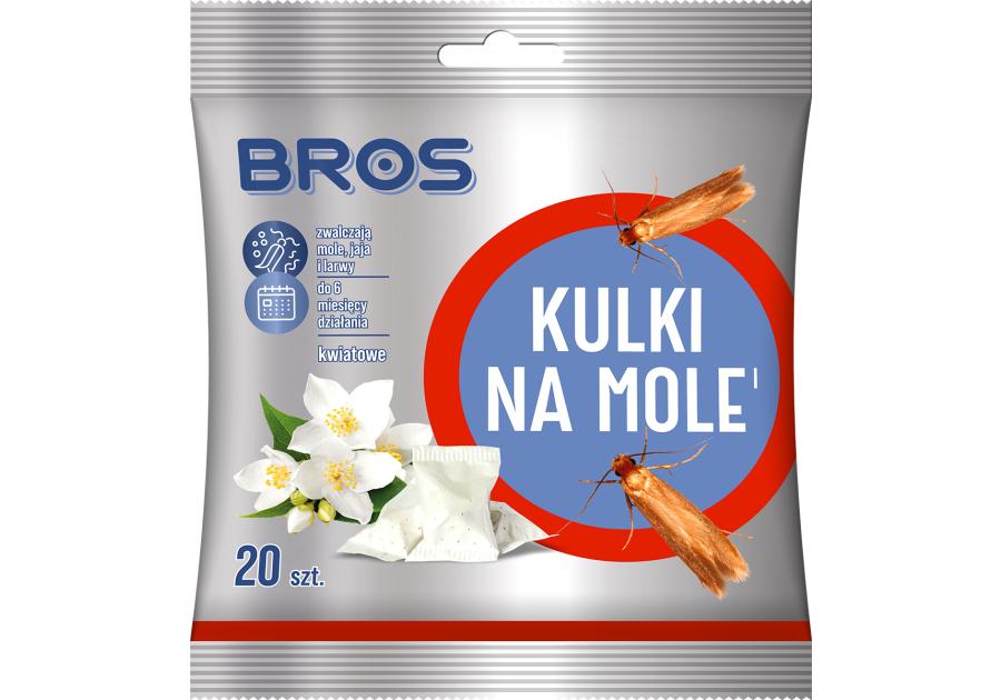 Kulki kwiatowe na mole 120 g BROS