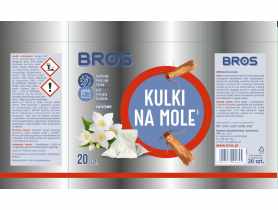 Kulki kwiatowe na mole 120 g BROS
