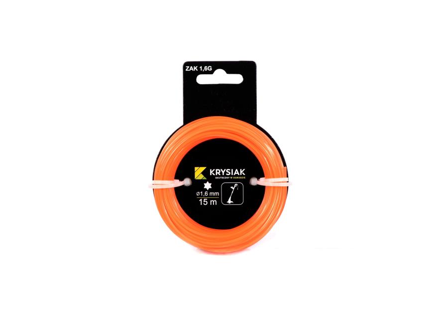 Żyłka tnąca 1,6 mm x 15 m gwiazdka KRYSIAK