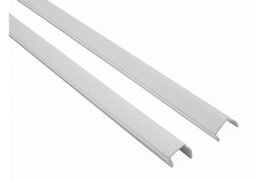 Prowadnica PVC do rolet 220 cm - 2 szt. biała GARDINIA