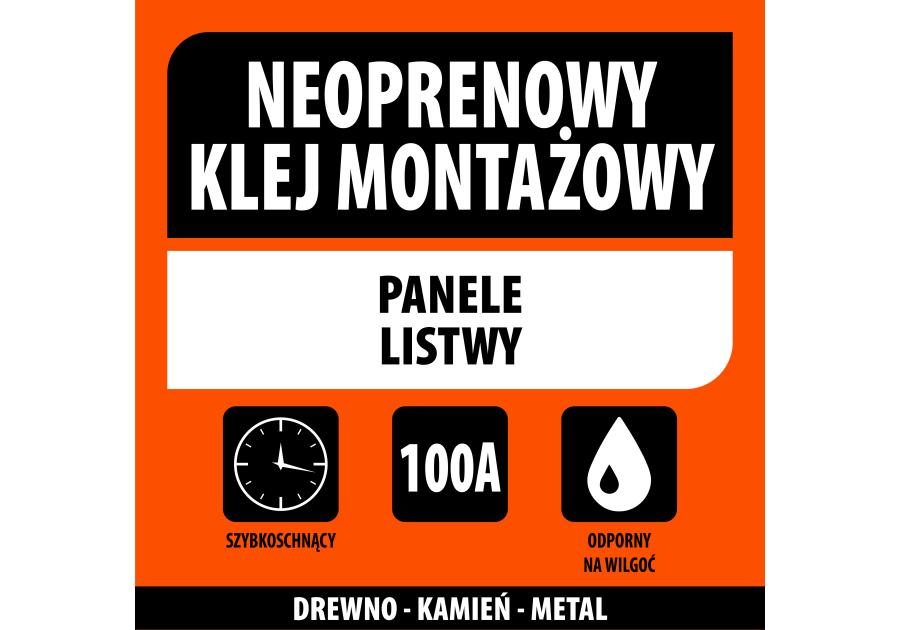 Klej montażowy neoprenowy 100 A - 280 ml SOUDAL