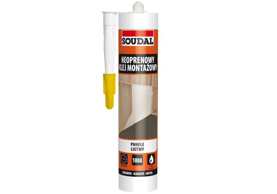 Klej montażowy neoprenowy 100 A - 280 ml SOUDAL