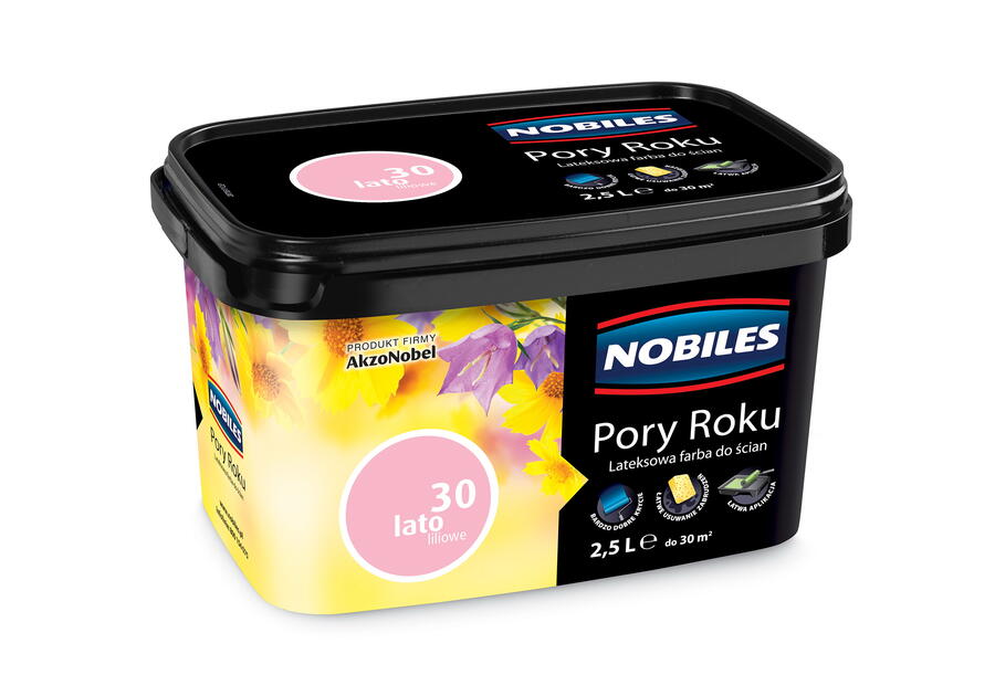 Farba lateksowa Pory Roku 2,5 L lato liliowe NOBILES