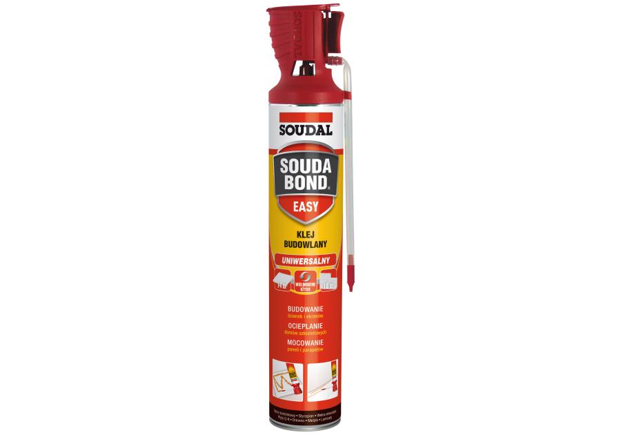 Klej budowlany Soudabond Easy z aplikatorem Genius Gun 750 ml SOUDAL