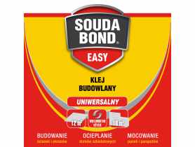 Klej budowlany Soudabond Easy z aplikatorem Genius Gun 750 ml SOUDAL