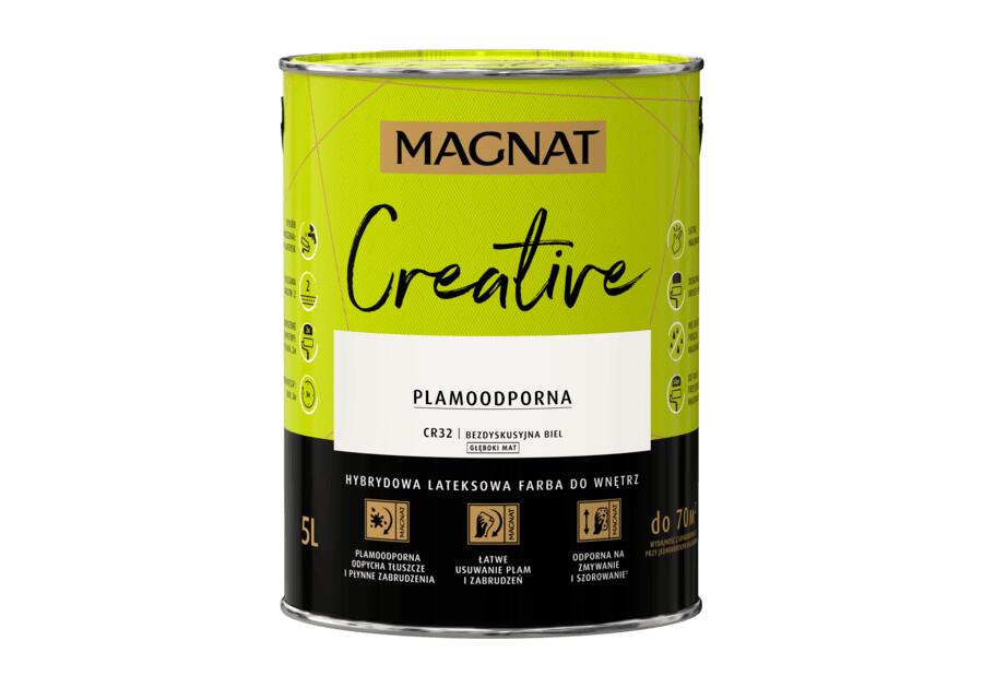 Farba hydrofobowa Creative 5 L bezdyskusyjna biel MAGNAT