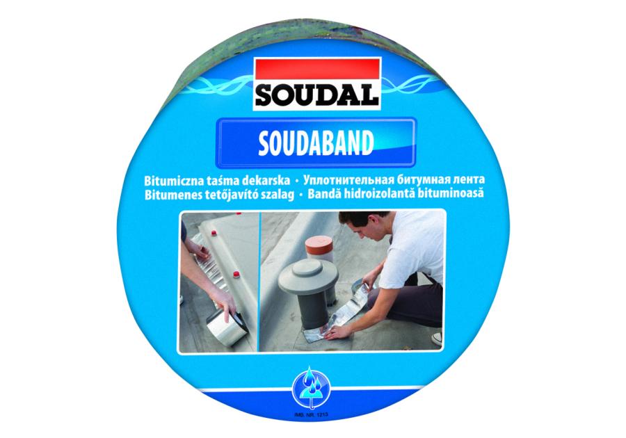 Taśma dekarska uszczelniająca Soudaband 15 cm brąz RAL8017 SOUDAL